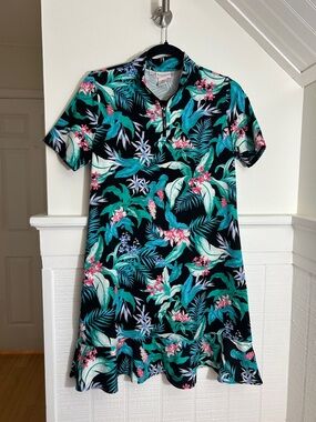 Tommy Bahama Golf Tropical Print Dress size Medium